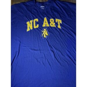 NC A&T 5XL Blue Mens Short Sleeve Tshirt Fanatics Brand